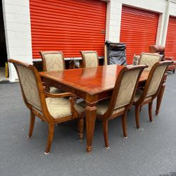 Ethan Allen Brand Dining Table & 6 Chairs