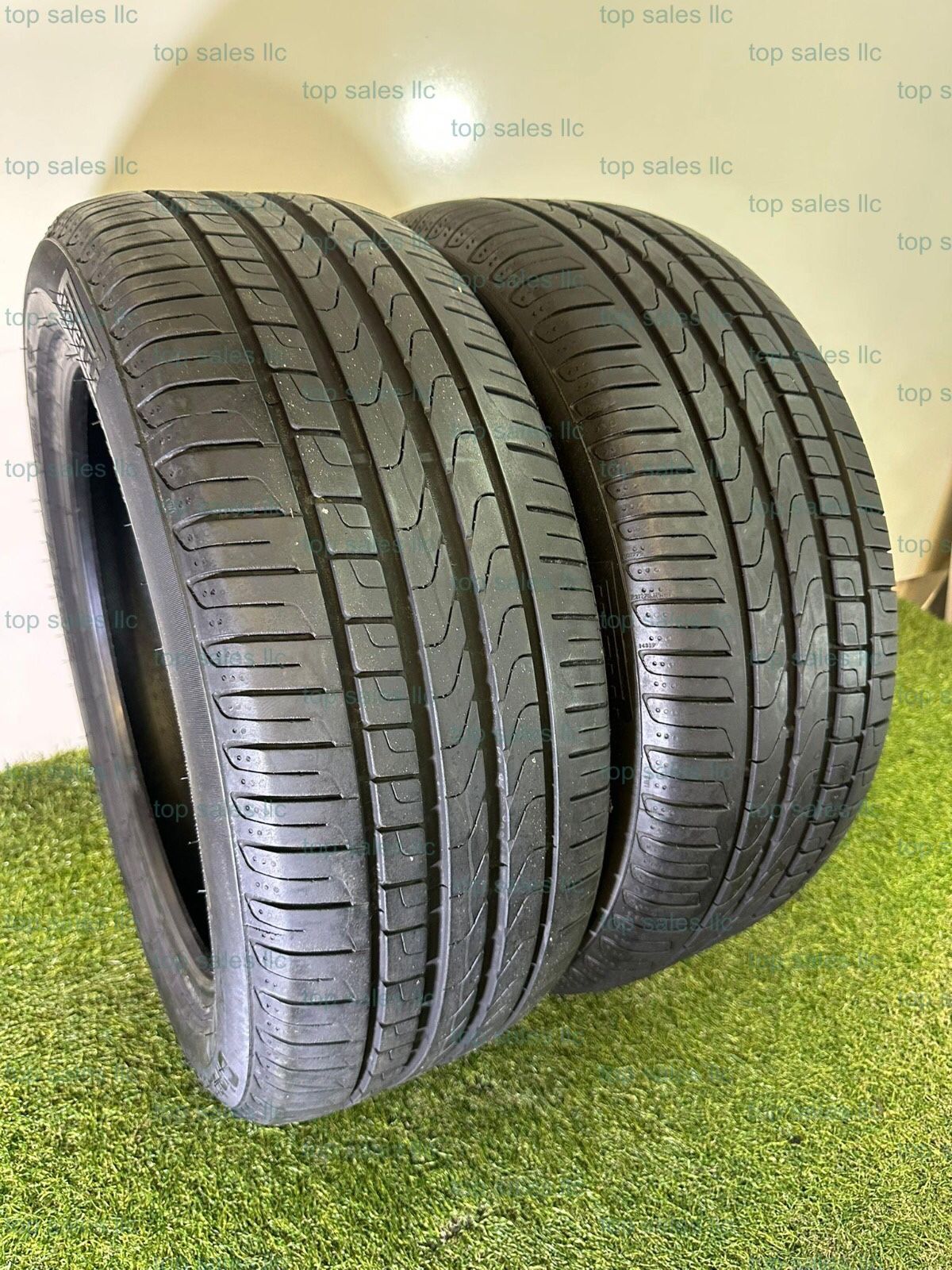 U232 245 45 18 Pirelli Cinturato P7 Run Flat 2 Used Tires 80% Life