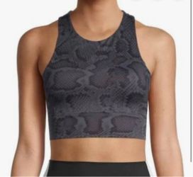 New women’s sports bra top ALLFENIX Python Sz small
