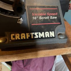 Craftsman Scroll Saw 16”