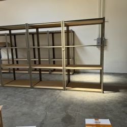 Warehouse Industrial Quality Storage Stock Supply Shelves 48 in W X 30 in D 4 Tier