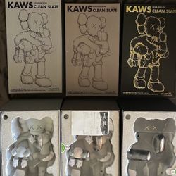 Kaws Clean Slate Open Edition Full Set