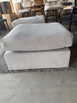 Modular Floor Cushion Lounge Seating Corduroy Low Profile Seating .Gray