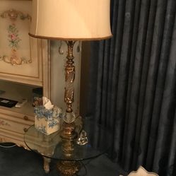 Antique Floor Table Lamp 