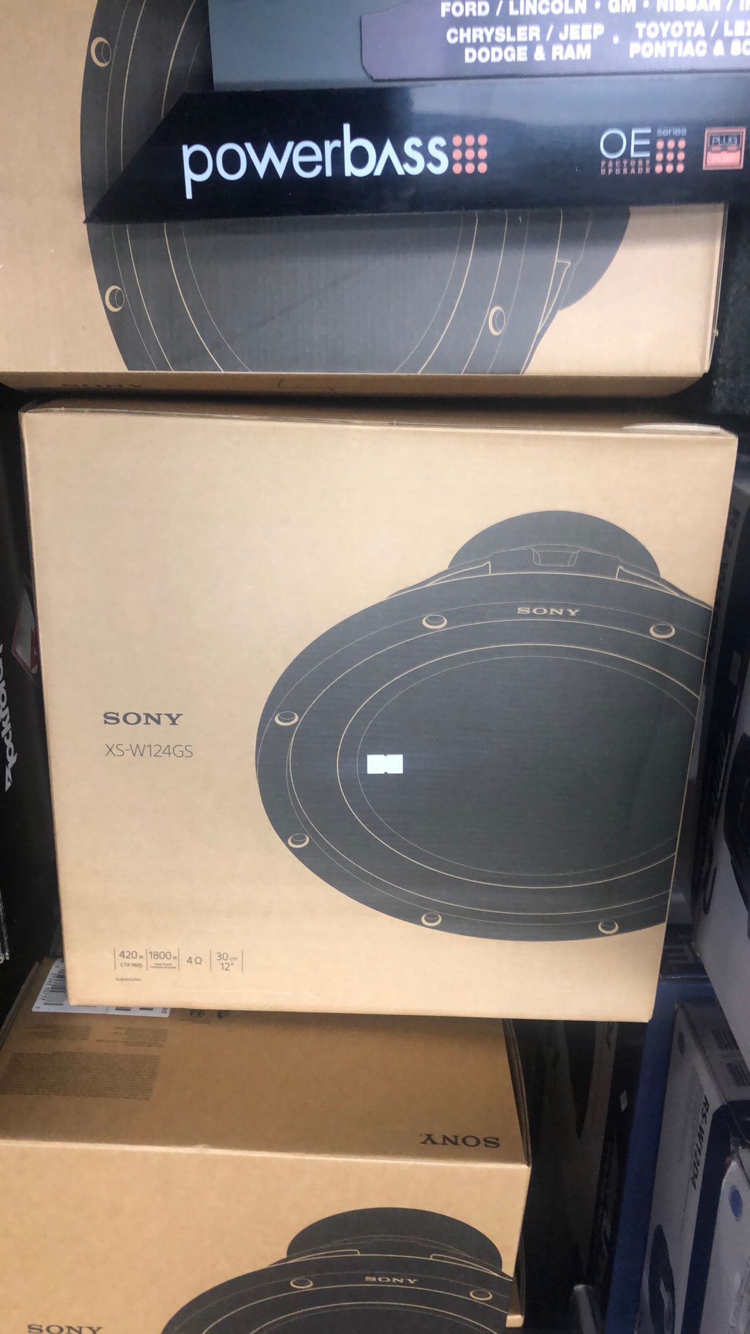 Sony 420 Watts Rms Subwoofer On Sale For 79.99