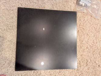 4x 310mm Textured Glass Build Plate 3D Printer Black