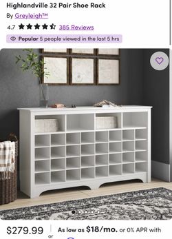Brand New Shoe Rack