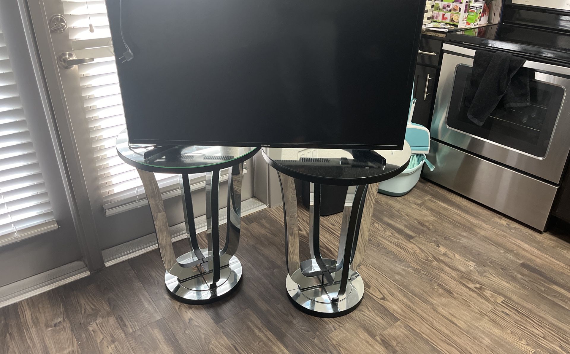 Two Glass Tables For Sell