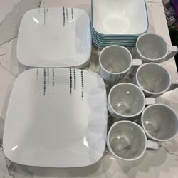 Corelle 8pc Set (6 Cups)