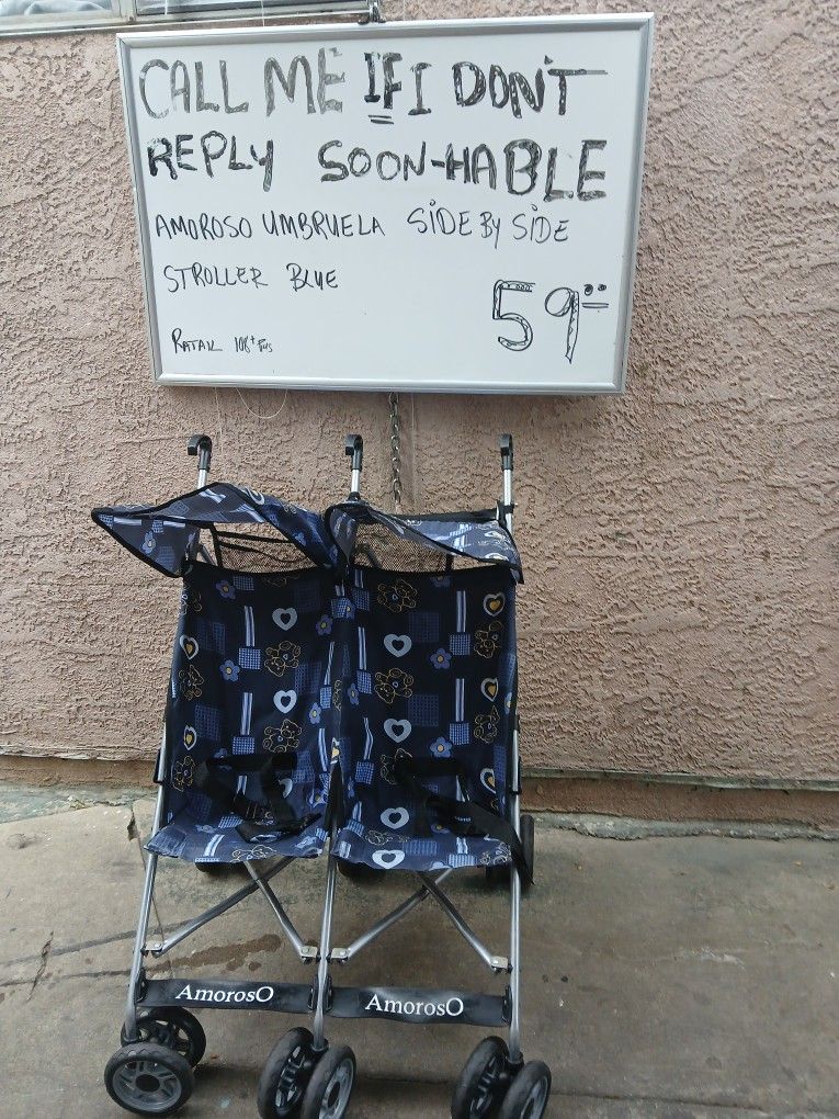 Umbrella Double Stroller