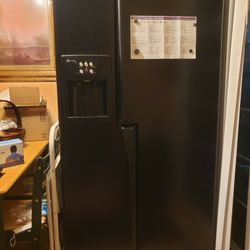 Black Refrigerator 