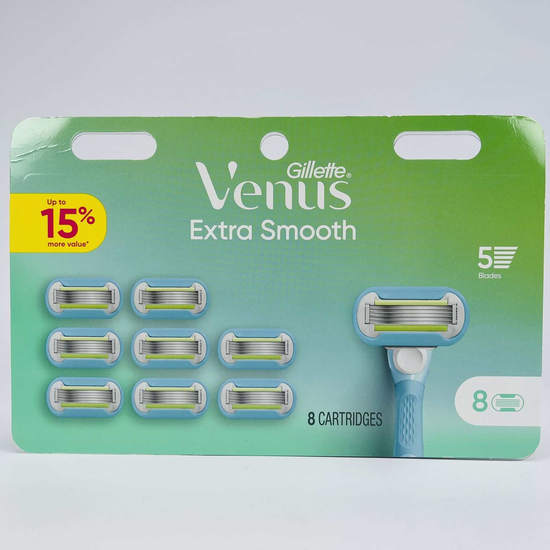 Gillette Extra Smooth Women’s 5-Bladed Razor 8 Refills Cartridges