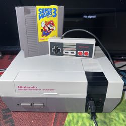 REFURBISHED NES NINTENDO WITH MARIO 3 BUNDLE READY TO PLUG N PLAY ON 
