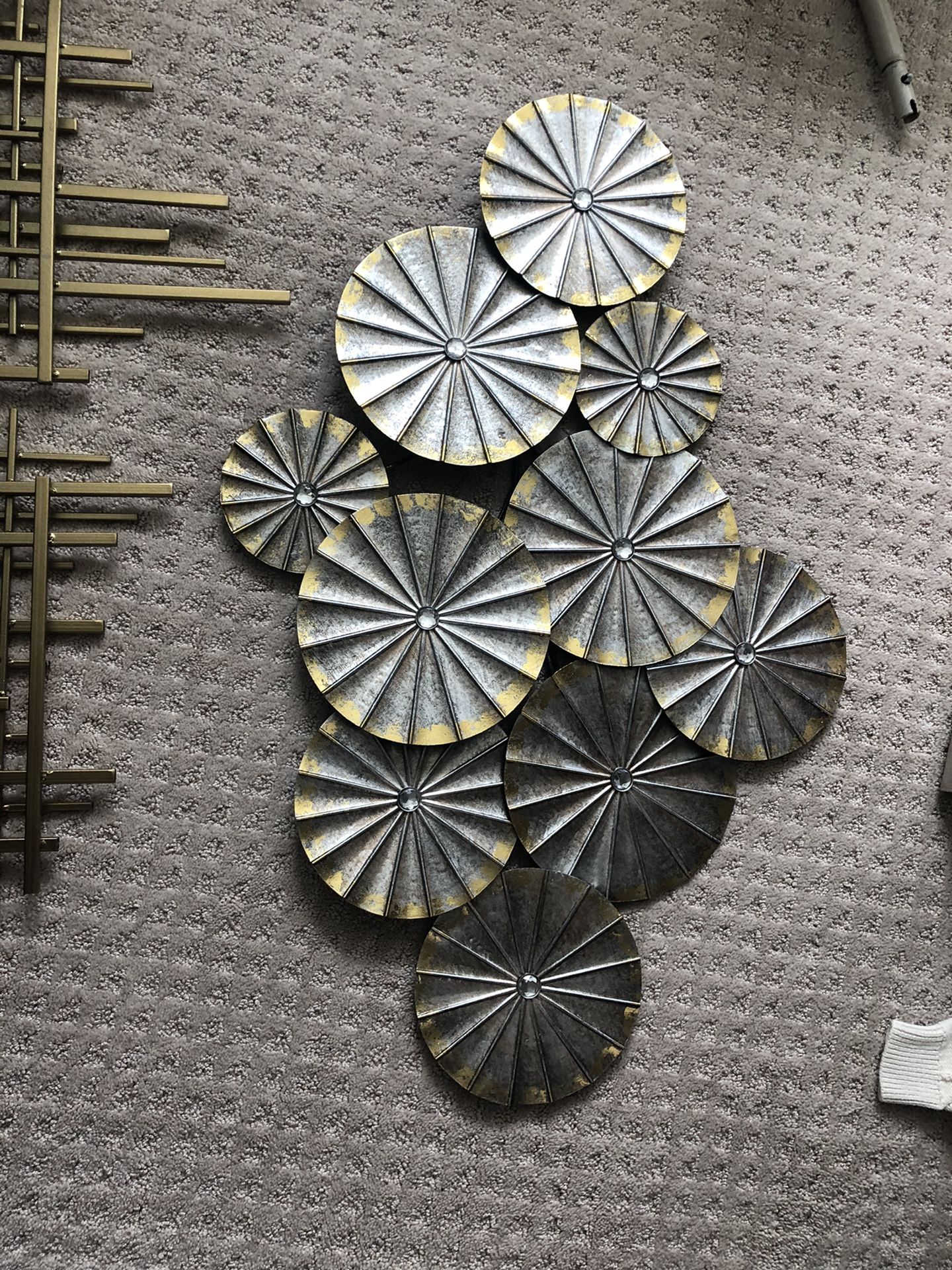 Metal wall decoration
