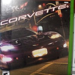 Vintage Xbox 50th Anniversary Corvette Racing game