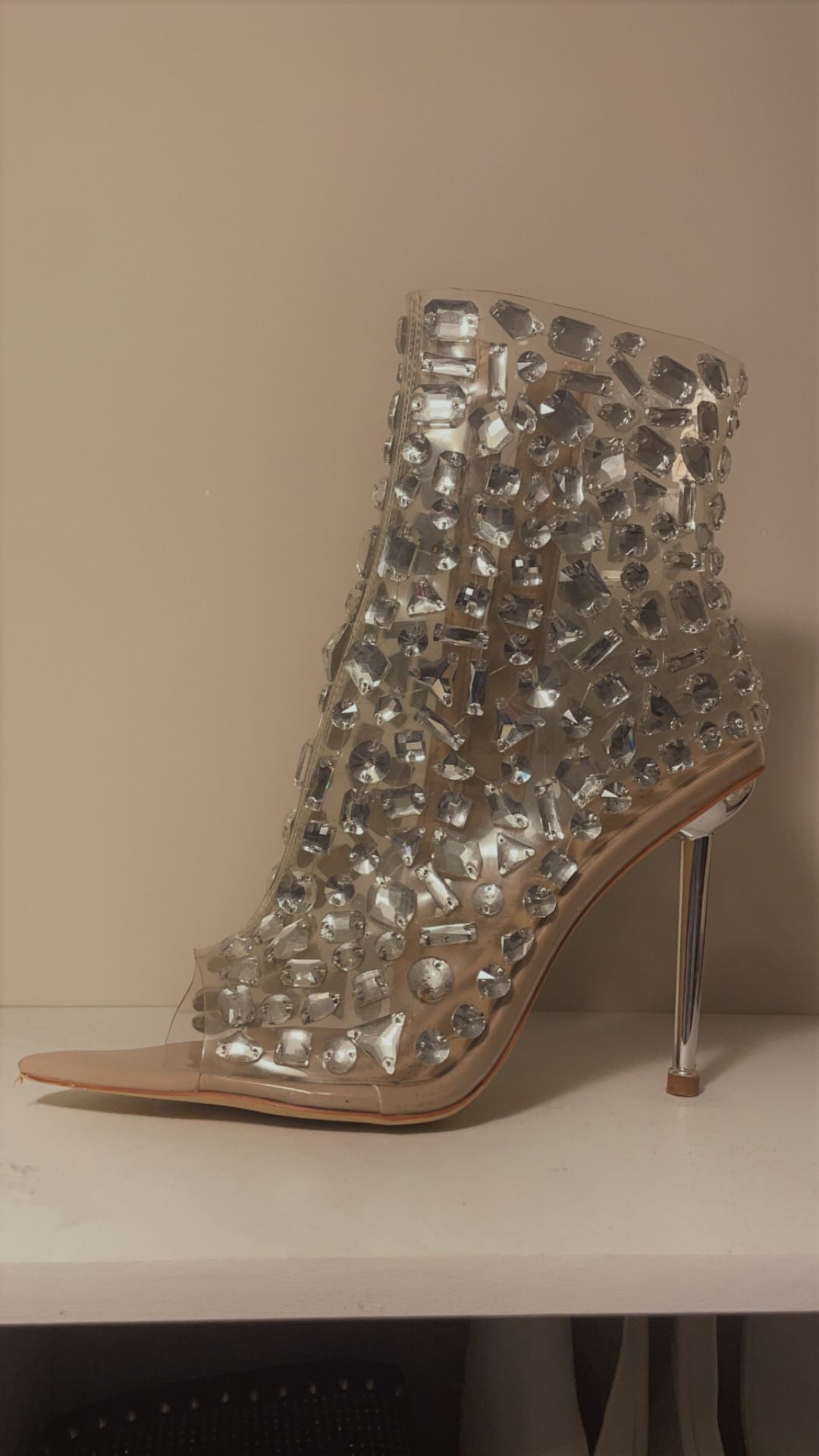Clear Bling Heel
