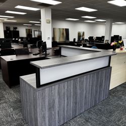 L Shaped Reception Desk