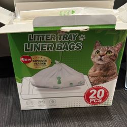 Litter Tray Bags 18 Pcs