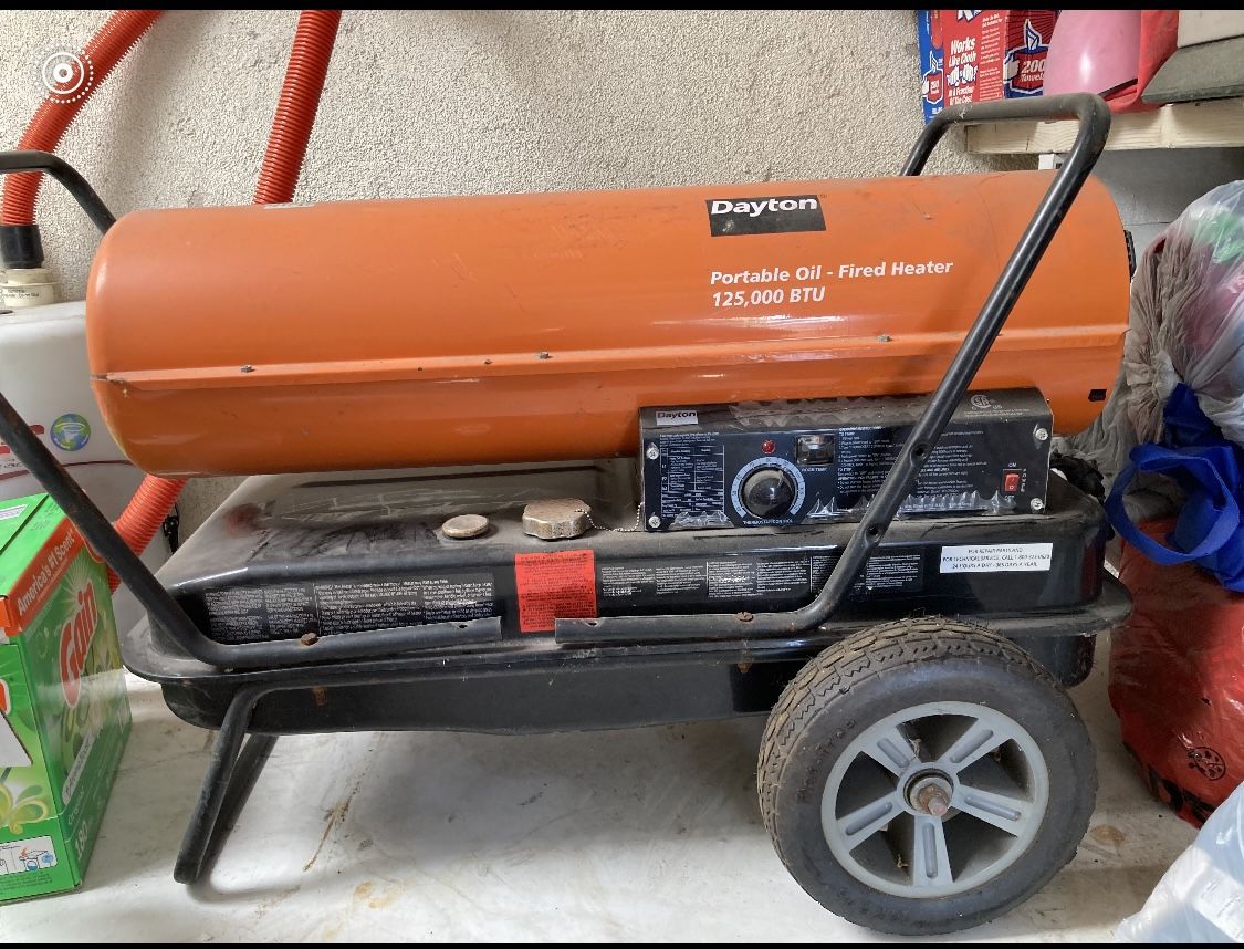 Dayton Oil Fired Heater Dayton Portable Oil Fired Heater