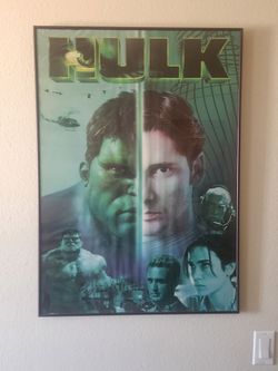 The Hulk Full Size Framed Movie Poster