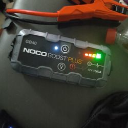 NOCO 1,000 Amps 12 Volt Boost Plus UltraSafe Lithium Jump Starter GB40