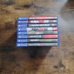 PS4 Disc Games 