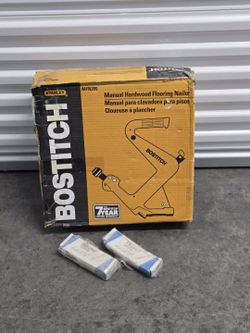 Bostitch MFN200 Manual Hardwood Flooring Nailer. Excellent Condition.  No Low Offers/Trades, Pls. Pick up in Burien Yes Available