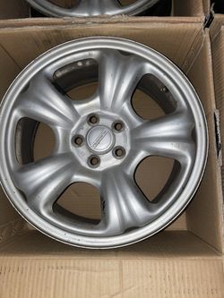 16” Subaru Steel OEM wheels 5x100