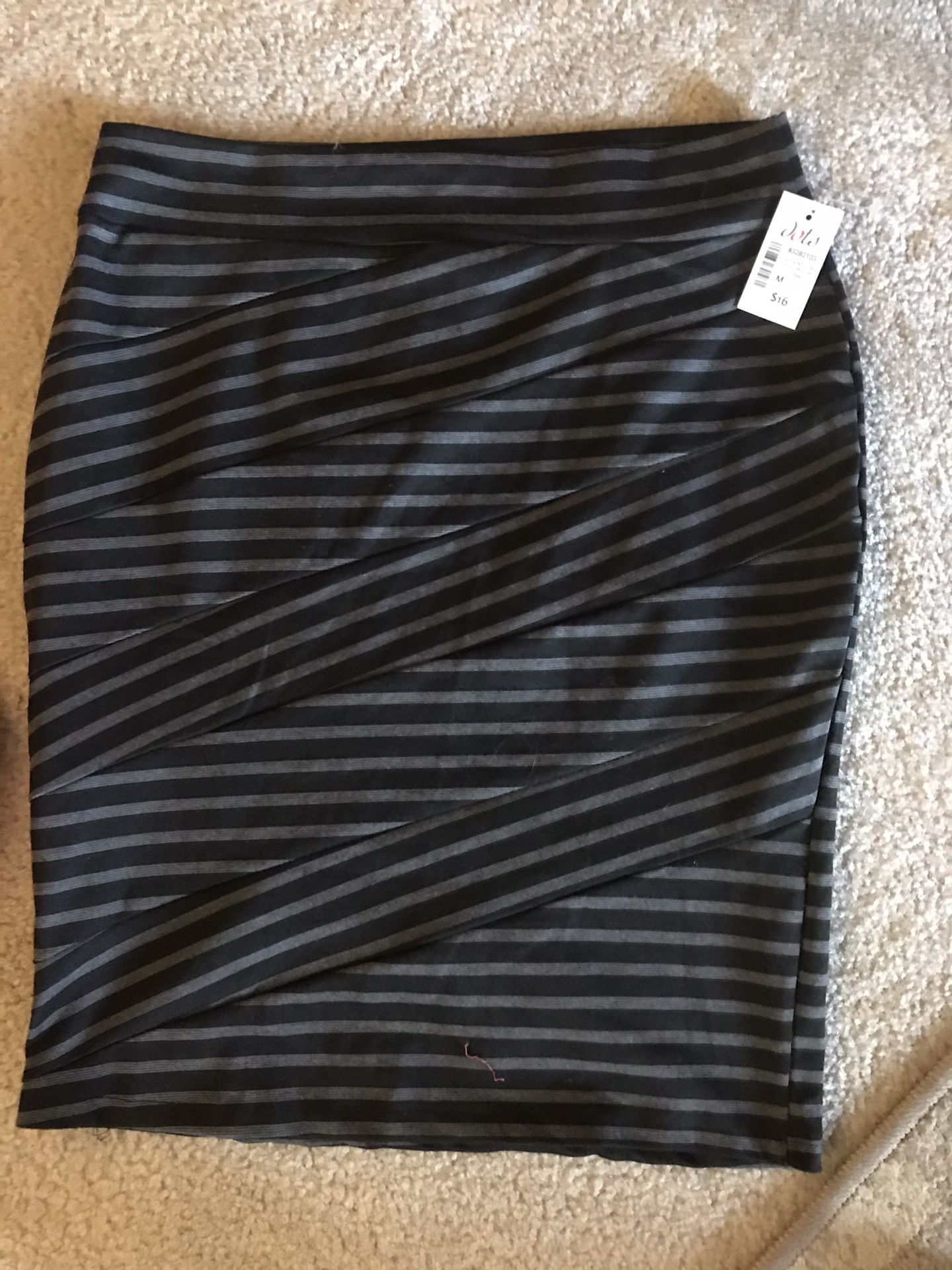 Black and gray Pencil Skirt