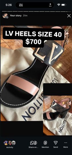 LV heels new