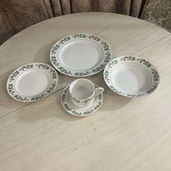 Colorful Place Setting For Eight