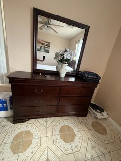 Bedroom set with mattress included