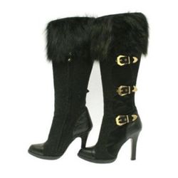 Louis Vuitton Mink Boot Sz 41 Worn Once - Stunning And In Like New Condition  Come In Dust Bag. 