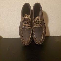 Leather Chocolate Brown Clarks.Negotiable Price 