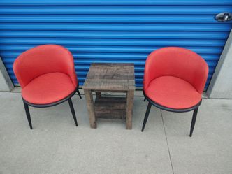 Chairs n table set.