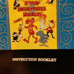 The Adventures Of Rock And Bullwinkle And Friends Super Nintendo Instruction Booklet
