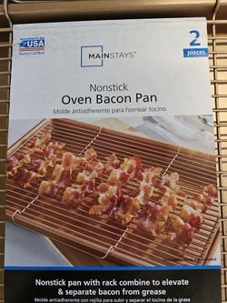 2 Piece Oven Bacon Pan