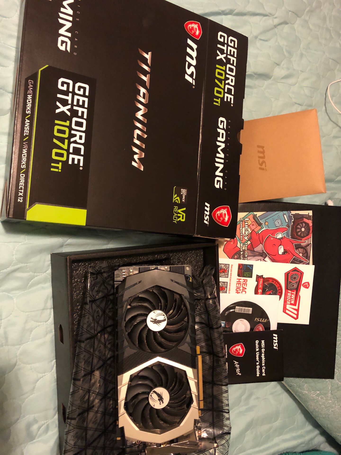 Msi GeForce Gtx 1070ti graphics card