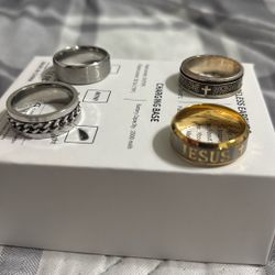 4 rings 7 dallors each