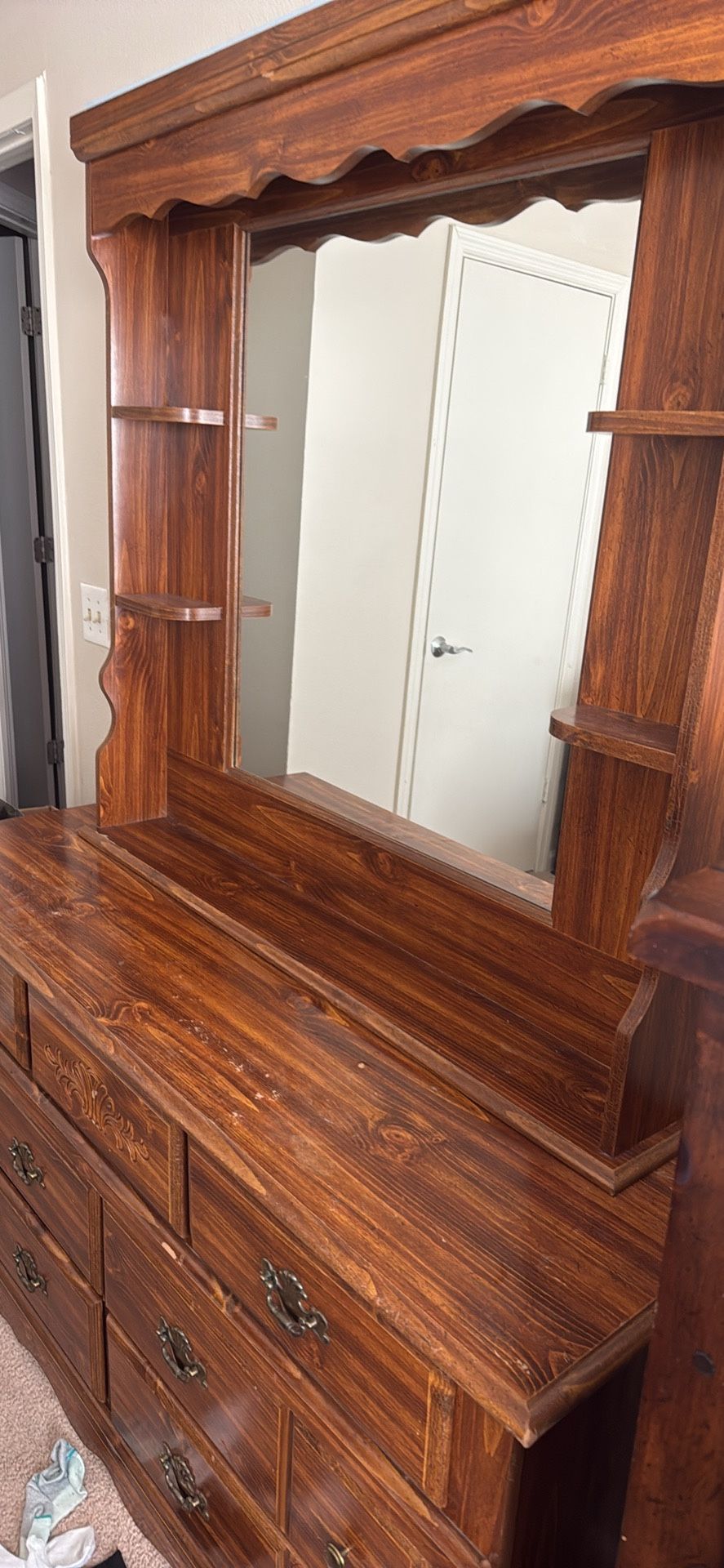 Dresser And Mirror