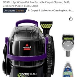 BISSELL SpotClean Pet Pro Portable Carpet Cleaner, Grapevine