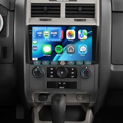 4G+64G 9 inch Screen for Ford Escape Radio Kuga Mazda Tribute 2007 2008 2009 2010 2011 2012, Android Piano Keys Touch Screen Escape Car Stereo, 32 EQ 