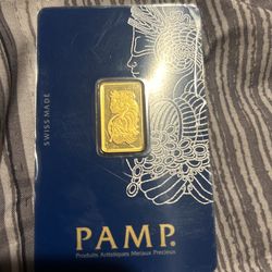 Pamp Suisse 5 G Bullion Gold Bar