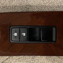 Lexus - parts for Lexus RX350 - 2013-2015. Door Window Switch Bazel. OEM .Front Right. Natural Brown color.