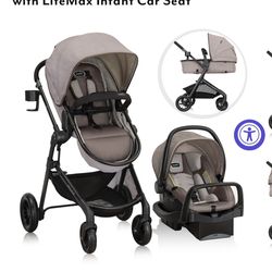 Evenflo Full Set , Car Seat And Stroller