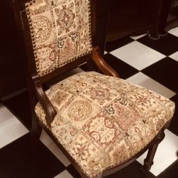 Antique  1800’s Eastlake Victorian  Parlor Chair.
