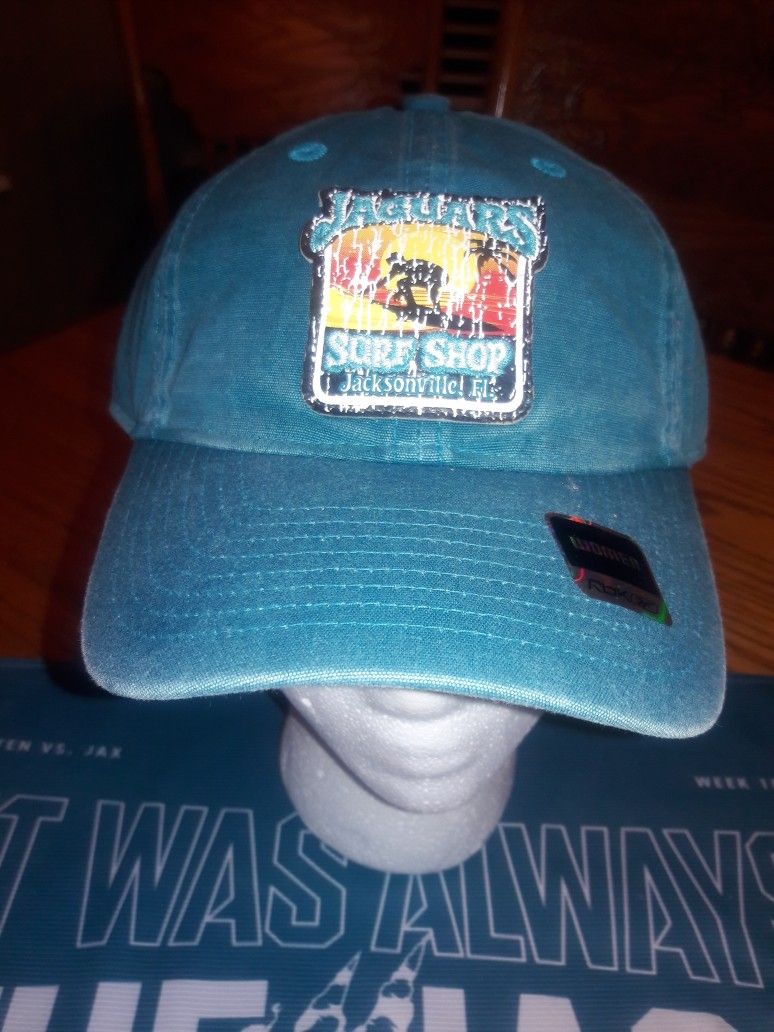 Jacksonville Jaguar Surfer Football Hat Cap