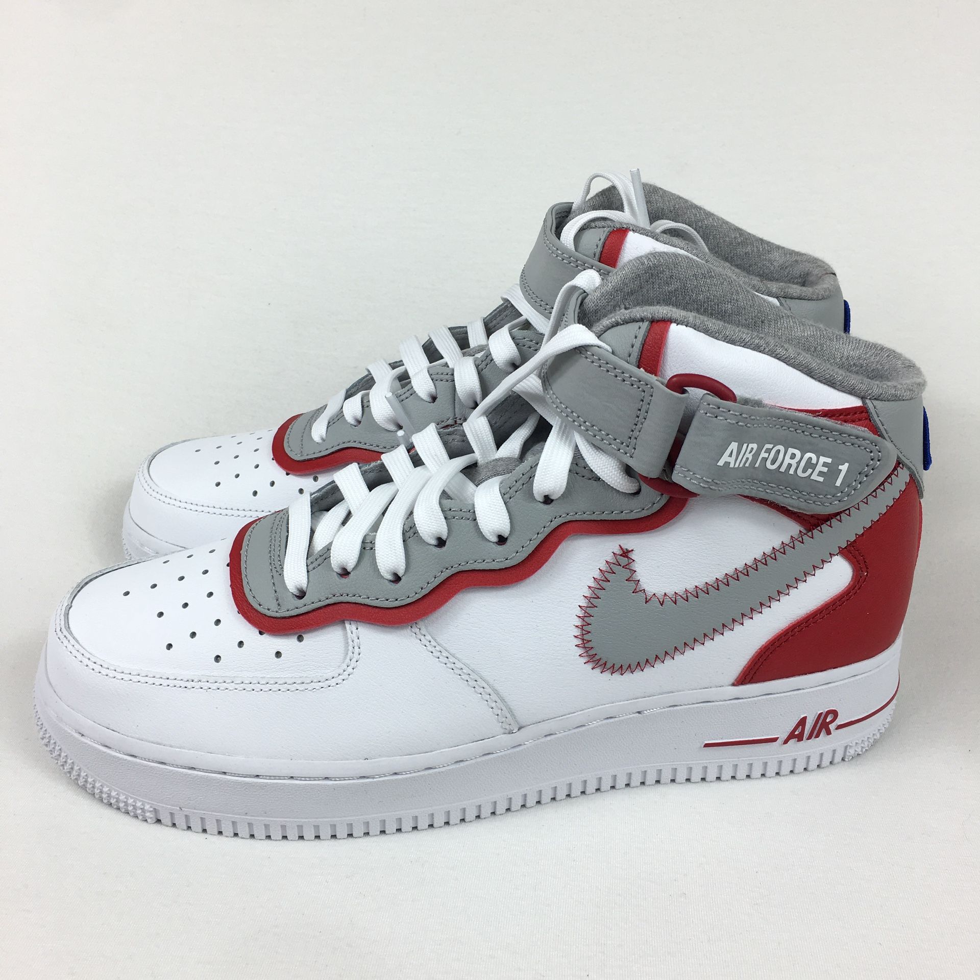 Nike Air Force Mid '07 LV8 Athletic Club White Gym Red Men's Sz
