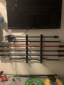 Rogue fitness Ohio black zinc bar