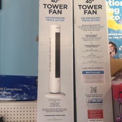 Hurricane 40" Triple Air Enhancing Tower Fan 